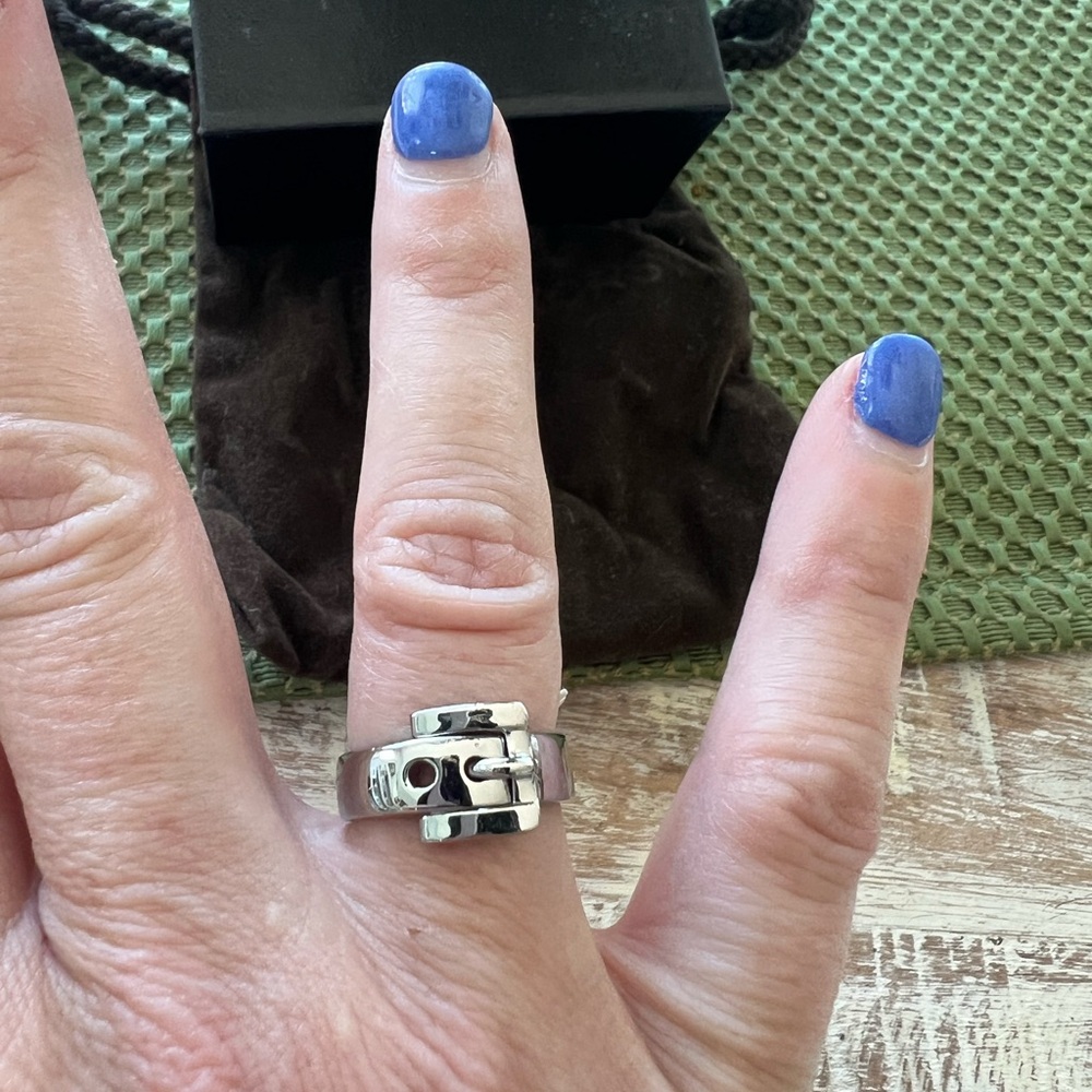 NWT Michael kors buckle ring size 6